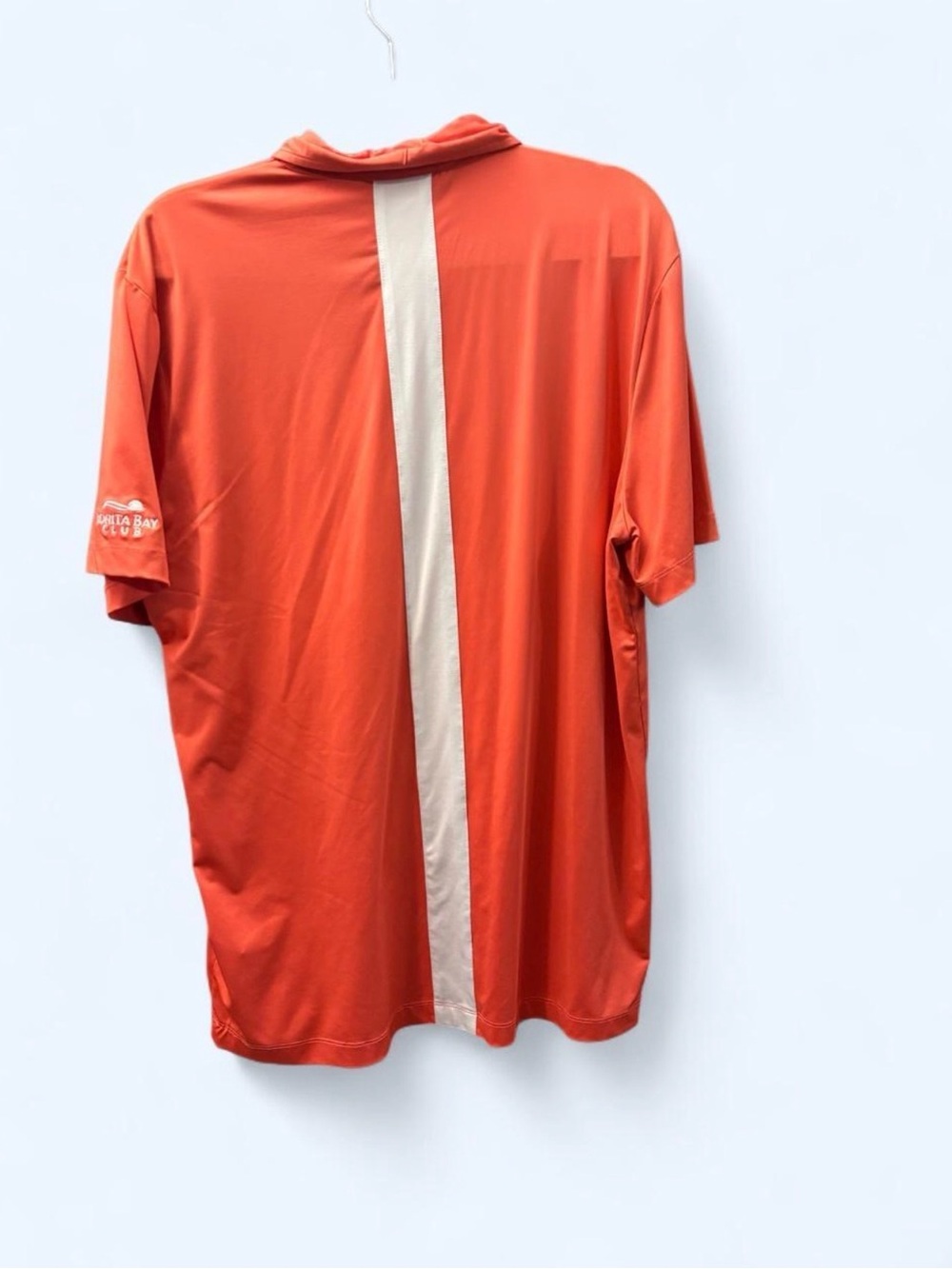 Redvanly Golf Polo Shirt Mens Large L Coral Red Bonita Bay Club Performance - Picture 3 of 5
